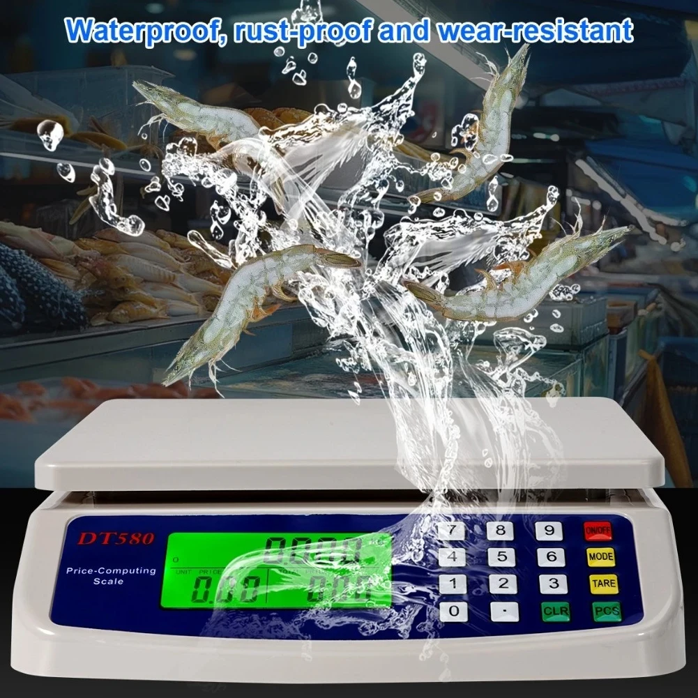 Digital Kitchen Scale Stainless Steel Commercial Food Scale