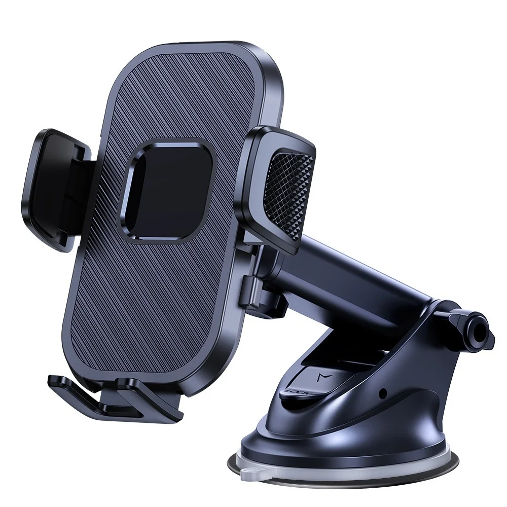 Universal Car Phone Holder with Dashboard Storage Rack