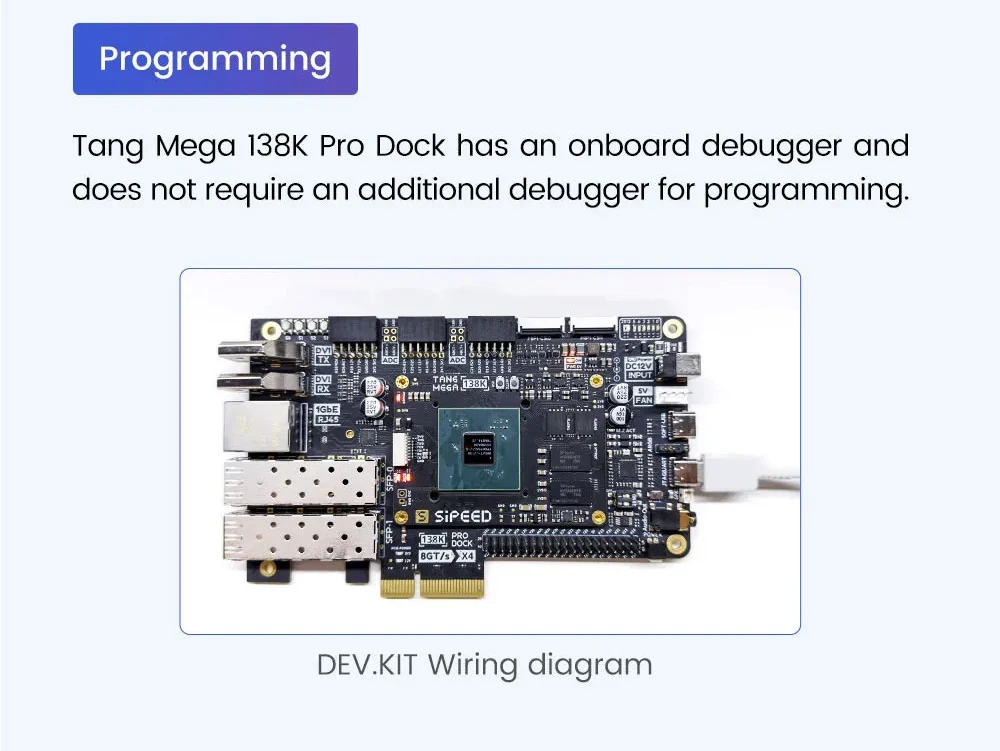 Sipeed Tang Mega 138K Pro Dock GOWIN GW5AST RISCV FPGA Development Board Large C