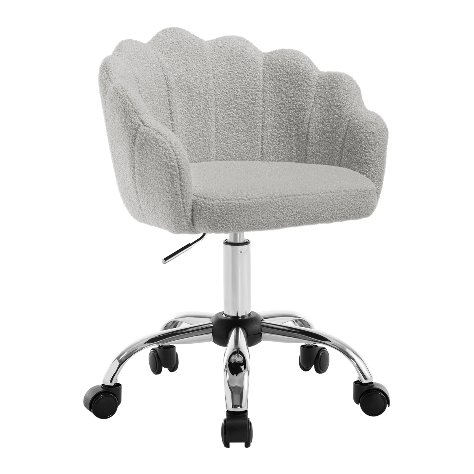 HOMCOM Sedia Ergonomica da Ufficio Girevole e Dondolo con Ruote, Altezza Regolabile e Schienale a Rete, Nero | Leroy Merlin