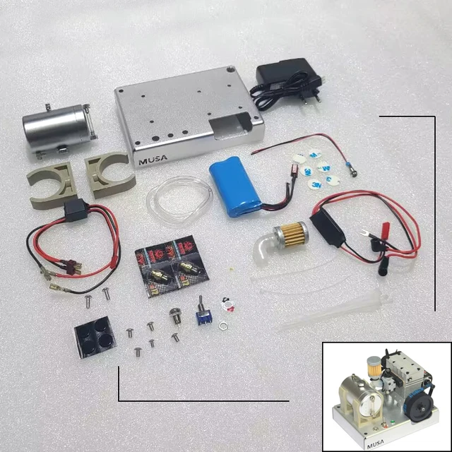 TOYAN FS-200AC Engine Model Kit with Motor Starter Suitable for DIY