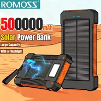 ROMOSS 120W 500000mAh batterie solaire Portable grande capacité charge Super rapide batterie externe extérieure pour iPhone 17/16/15 1