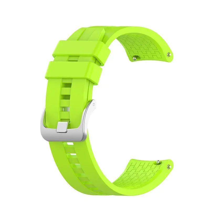 Premium 20mm Silicone Watch Band Strap - Vibrant Colors & Secure Fit
