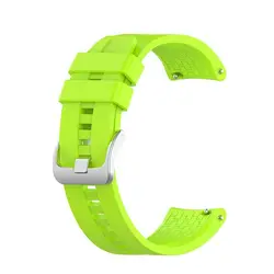 Premium 20mm Silicone Watch Band Strap - Vibrant Colors & Secure Fit for 20mm (Rose Green )