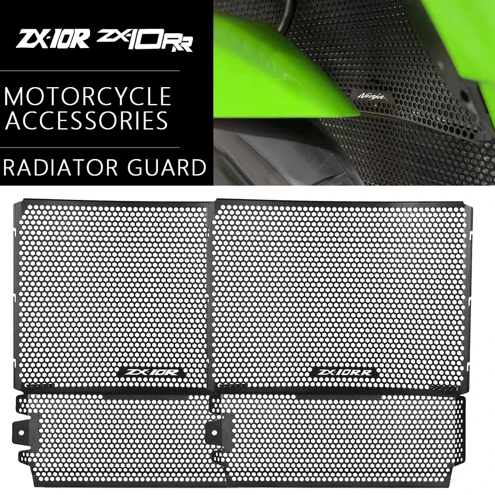 

2024 ZX-10R ZX-10RR Radiator Guard Protection Grille Cover For Kawasaki Ninja ZX10R ZX10RR ZX 10 R RR ZX 10R 10RR 2021 2022 2023