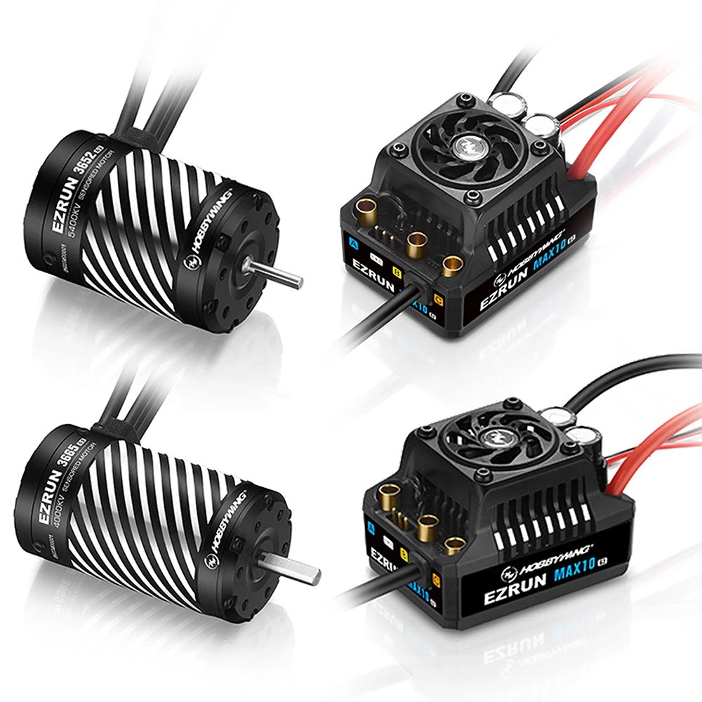 Contrôleur ESC 80A/140A pour kit moteur brushless RC buggy, câbles et connecteurs