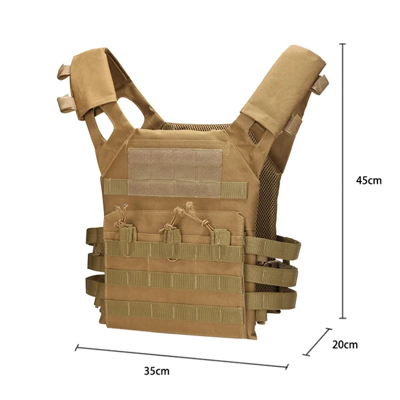 Men's Vest Molle Plate Carrierr Magazine Tactical Vest Train Body Armor Combat Camo CS Hunting Equipment 2