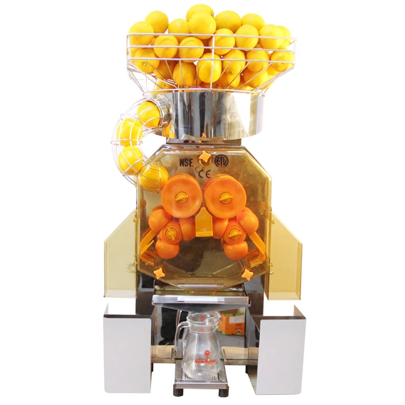 Orange Juicer Commercial Large Capacity 40 Oranges/Min Electric 110V 220V High Yield Orange Lemon Juice Extrusion Machine 2