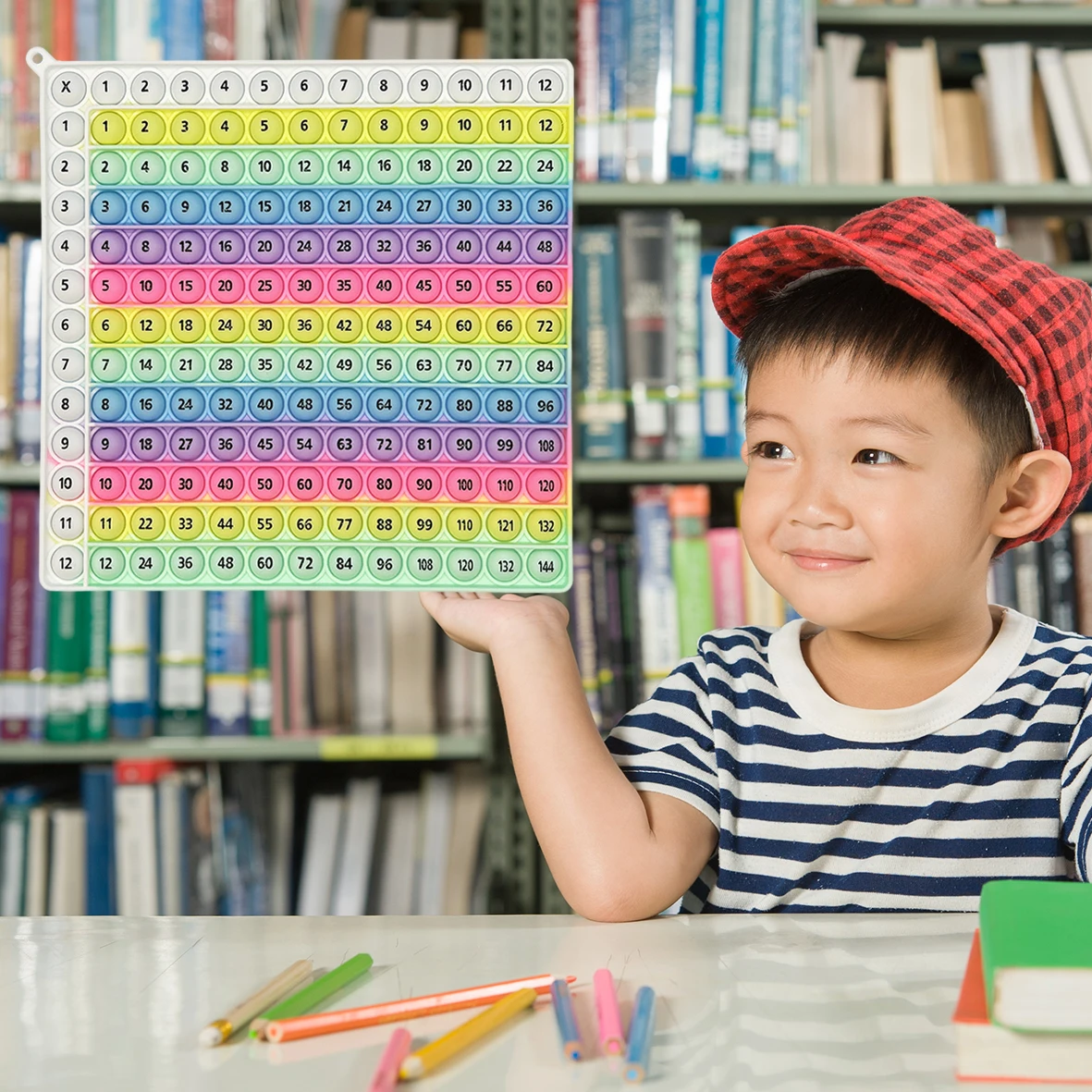 Multiplication Practice Math Games 12x12 Times Table Learning Board Game Mathematics Teaching Toys Gift for Birthday Christmas