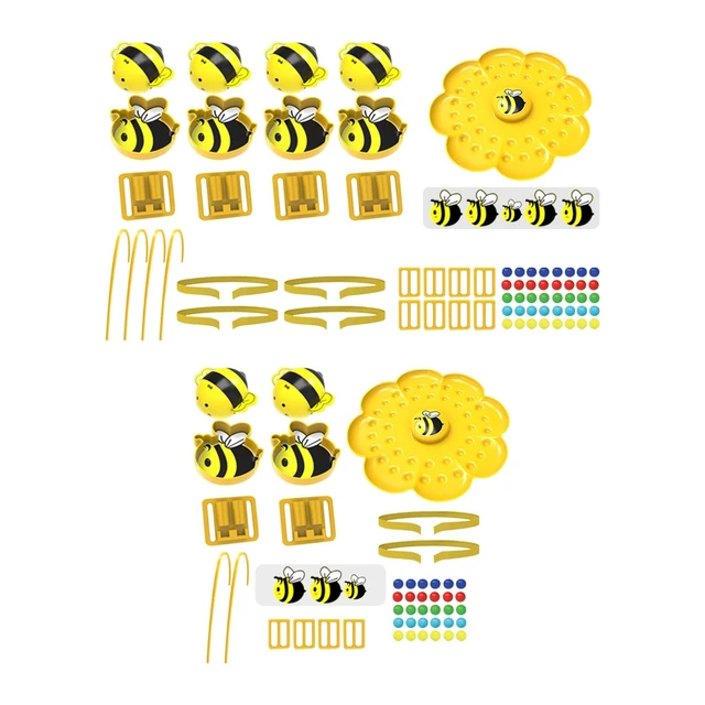 Forehead Fishing Toys Board Game Little Bee Montessori Toy for