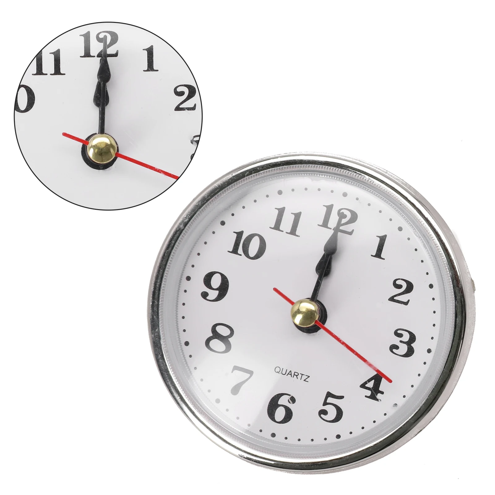 

65mm Quartz Clock Roman Numeral Movement Insert Replacement DIY Parts Gold Jewelry Repair Accessories