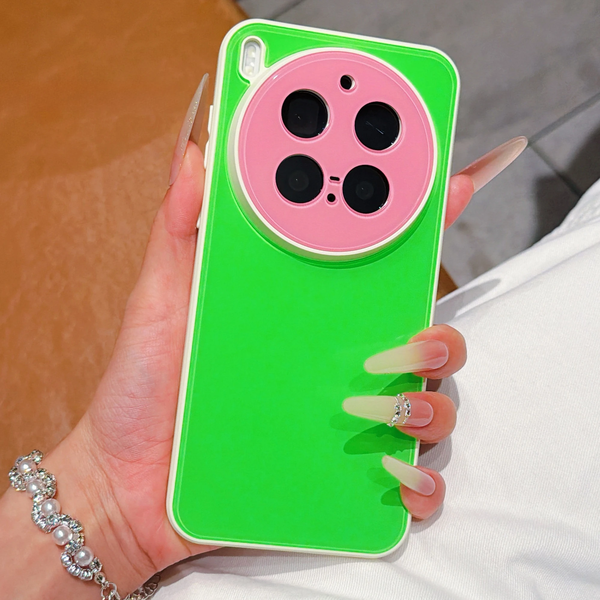 Crystal Clear Shockproof Phone Case - Transparent Hard Back with Soft Silicone Edge