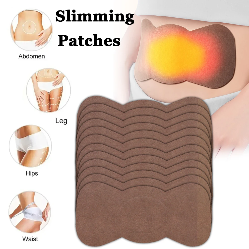 60/12/6PCS Belly Slimming Patches Fat Burning Lose Weight Removal Massage Shaping Body Patches Navel Care Firming Waist Stickers