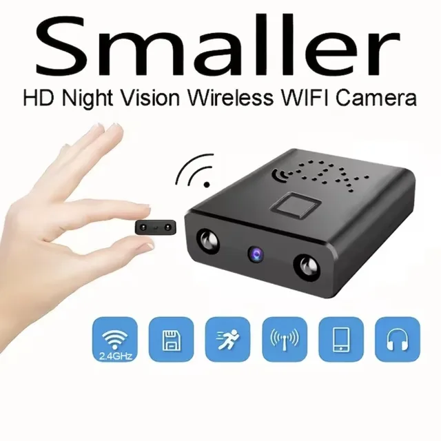 1080P HD Mini Camera Wifi Cam Built In Battery Home Security Small Camcorde IR Night Vision DVR Motion Detection Video Recorder