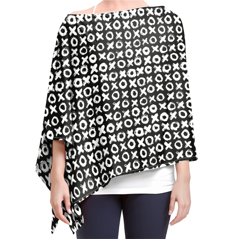 Breastfeeding Cover Baby Feeding Privacy Apron Printed Pattern Stroller Cover