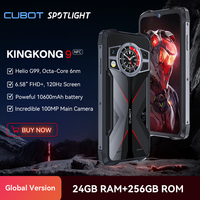 Cubot KingKong 9, Helio G99, tela FHD+ de 120Hz e 6,583", 24GB de RAM (12GB + 12GB estendidos), 256GB de ROM, rugged smartphone,câmera de 100MP, bateria de 10600mAh, NFC celular, celulares em promoção e frete grátis