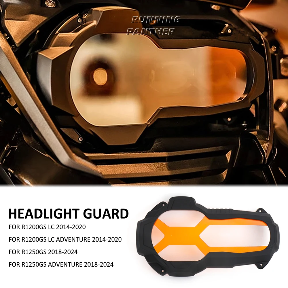 Per Bmw R1200Gs R 1200 Gs Lc Adv 14-20 R1250Gs R 1250 Gs Adventure 18-24 Copertura Di Protezione Del Faro Della Luce Della Testa Del Motociclo