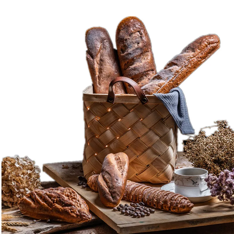 

Simulation Rye Bread Baguette Home Decoration Decoration Baking Shooting Props PU Elastic European Fake Food Toys