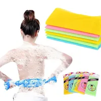 1/3/5 Pcs Random Color Cheap New Hot Sale Exfoliating Bath Shower Cloth Scrubbing Body Cleaning Washing Towel 1