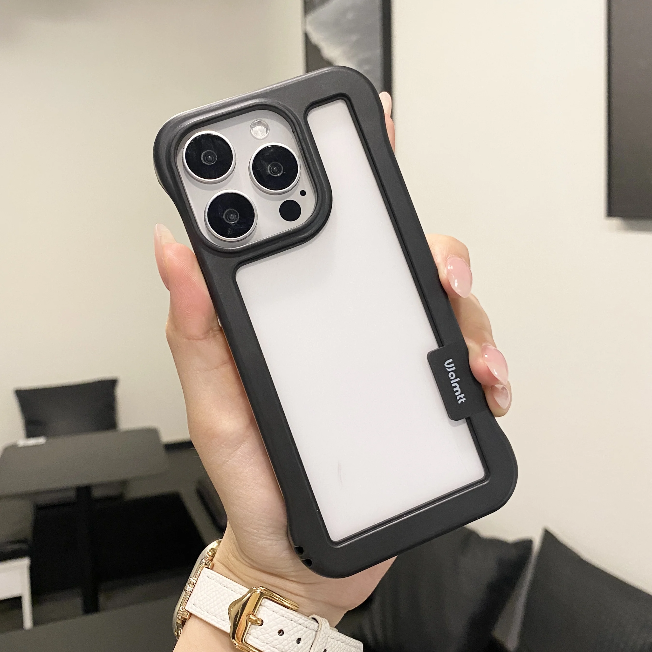 Vibrant Borderless Frame Soft Silicone Shockproof Phone Case