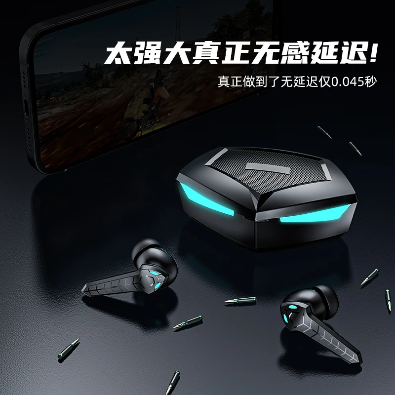 Фото Беспроводная игровая Bluetooth-гарнитура P36 TWS, настоящий наушник наушники-вкладыши для соревнований по электроспорту с низкой задержкой, стереонаушники с Драйвером №2
