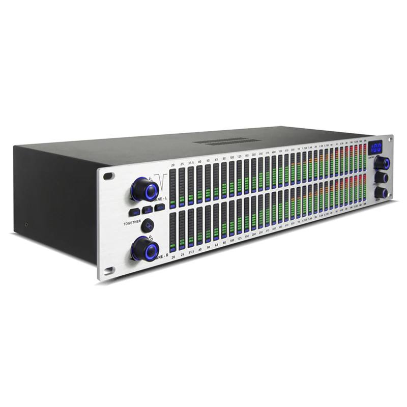 BTFSD Professional equalizer dual channel 31 segment with pressure limit home bar stage performance HIFI digital equalizer