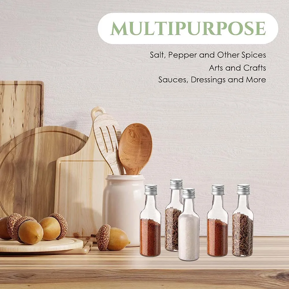 アルコールミニボトルセット ミニ酒ボトルセット 1.7オンス プラスチックスピリットボトル