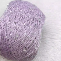 50g/Ball Real Silk Mini Sequin Wire Color Hundred Matching Thread Handmade DIY Knitted Sweater Shawl Hat Hair Clip Materials 2