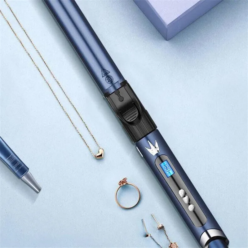Professional 9mm 13mm 32mm Electric Ceramic Hair Curler LCD Display Curling Iron Roller Curls Wand Waver Hair Styling Tools 4#