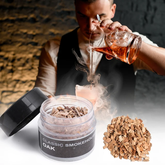 Koktél Dohányosok Infúzió A Whisky Sajt Ízű Ital Dohányos Kiegészítők Koktélbár Természetes Fa Fűrészpor Füstölt - Image 4
