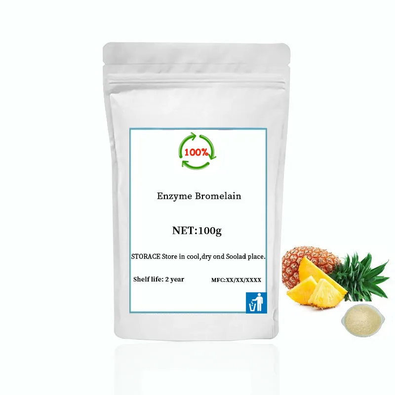 Organic Pineapple Extract Enzyme Bromelain Powder, 100,000 enzyme