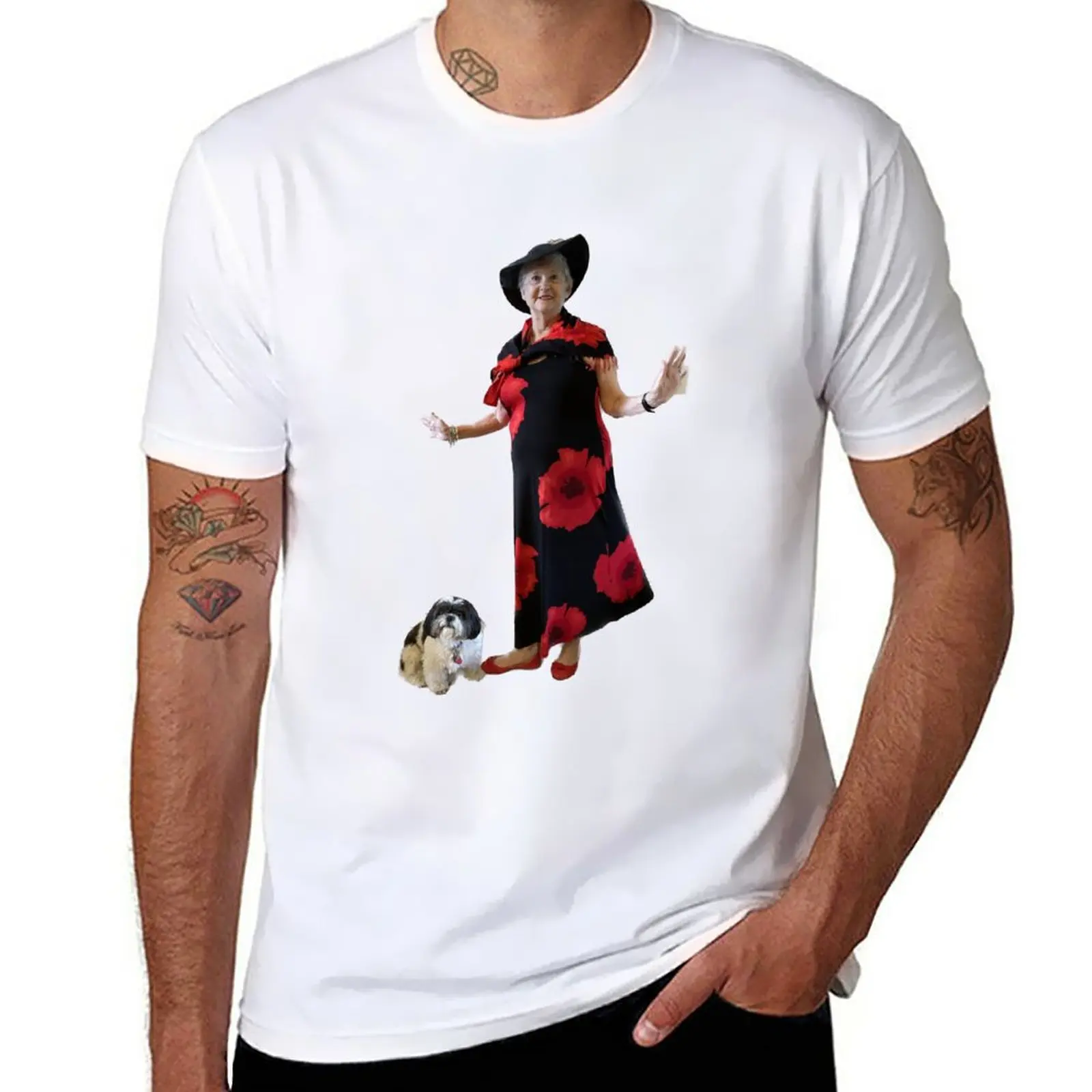 

New Fancy Nanny with Mya T-Shirt quick drying t-shirt korean fashion tops clothes for men