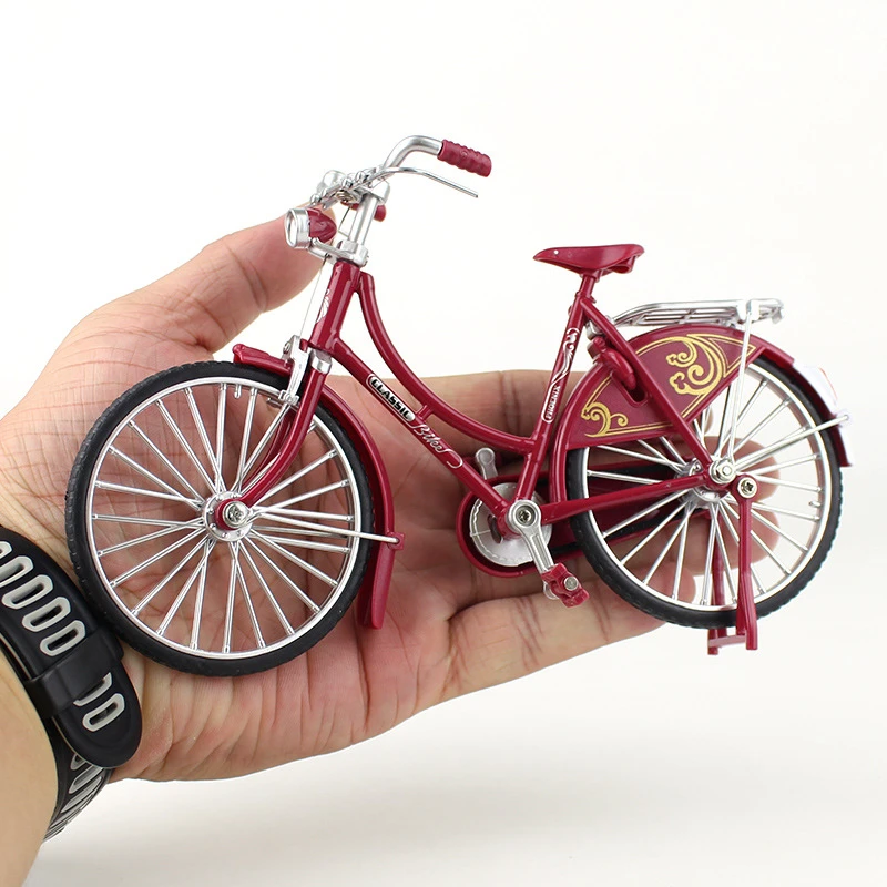 Diecast Model Cars 1 10 Scale Diecast Metal Model Retro Bicycle Toys  Vintage Urban City Bike Womens Miniature Replica CollectibleJ230228J230228  Du 17,02 €