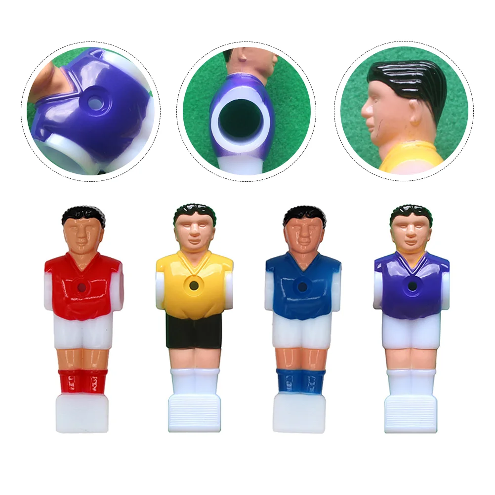 

8 Pcs Football Machine Accessories Toys Dummy Player Foosball Players Table Soccer Part Number Resin Men Models
