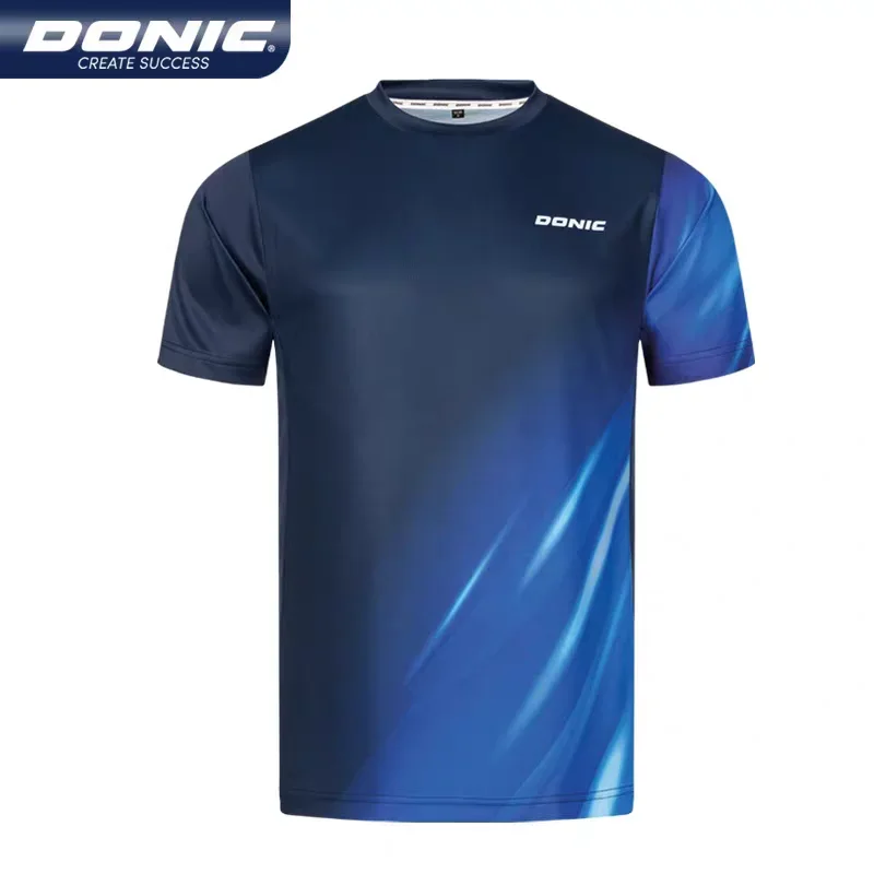 Donic table tennis t-shirts,for men women ,sports polo clothes quick dry tennis tops