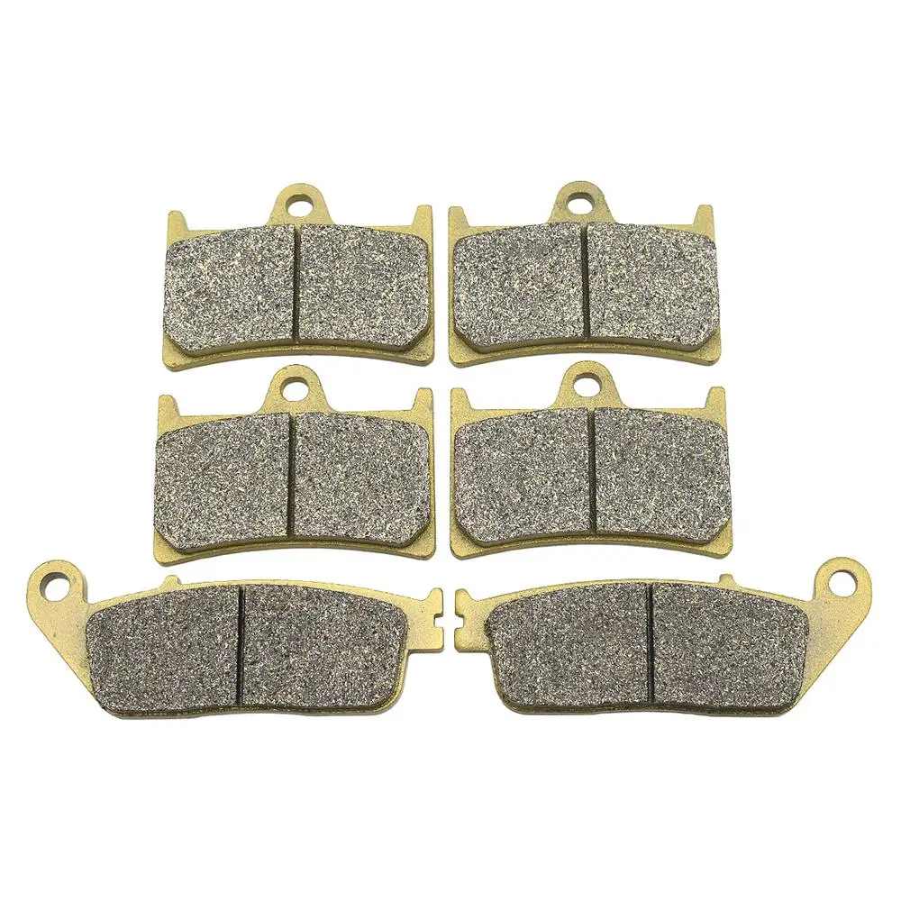 Motorcycle Front And Rear Brake Pads For Yamaha Mt-01 1670Cc Mt01 4 Piston Caliper 2005 2006