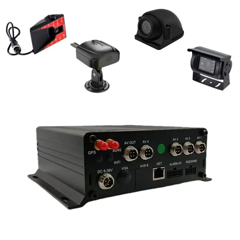 High Quality AHD 1080P HDD AI Mobile DVR GPS 4G WiFi MDVR Kit 4CH