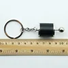 Metal Keyring Creative Car Shifter Keychain Six-Speed Gear Stick Knob Gearbox Model Key Antistress Adults New Fidget Toys 3