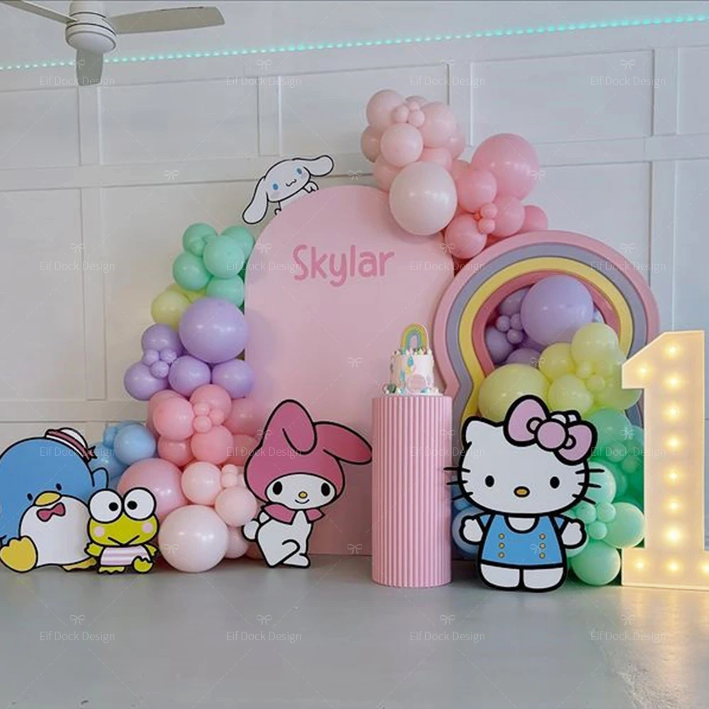 Hello Kitty Balloon Arch Balloon Decor
