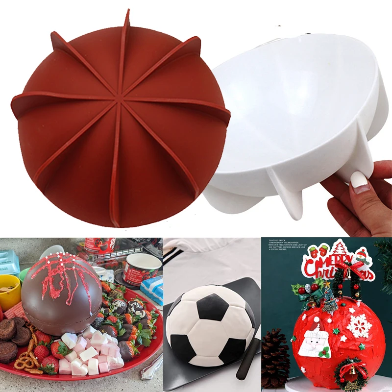 

Large Silicone Hemisphere Pan Dome Baking Mold For Ball Shaped Cake Half Sphere Round Planet Chocolate Mould Kitchen Accessories