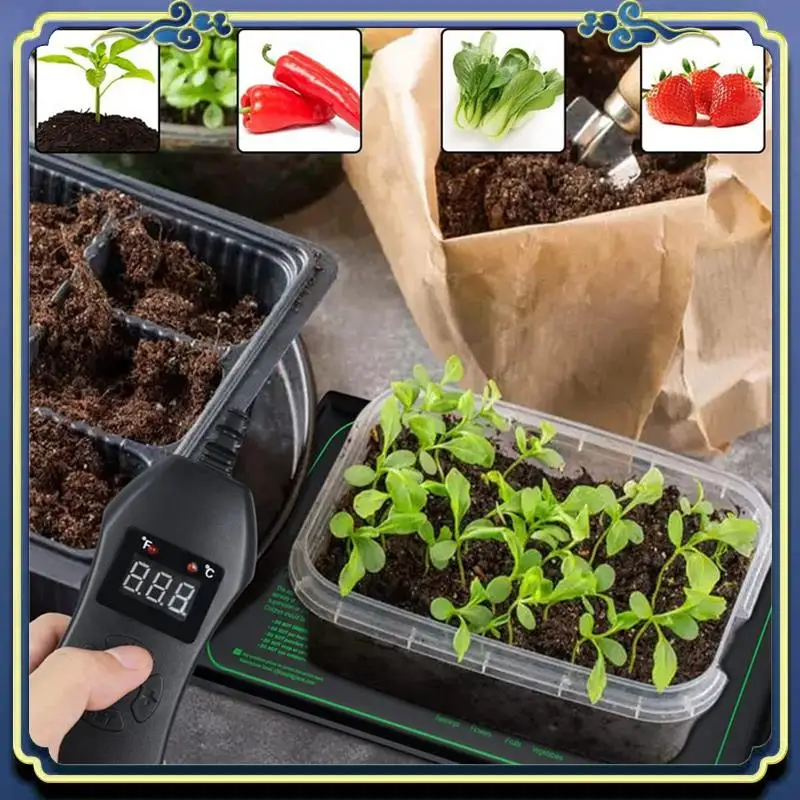 Plant Heating Pad For Indoor Home Gardening Seed Starting, Warm Germination Hydroponic, Durable EU PLUG