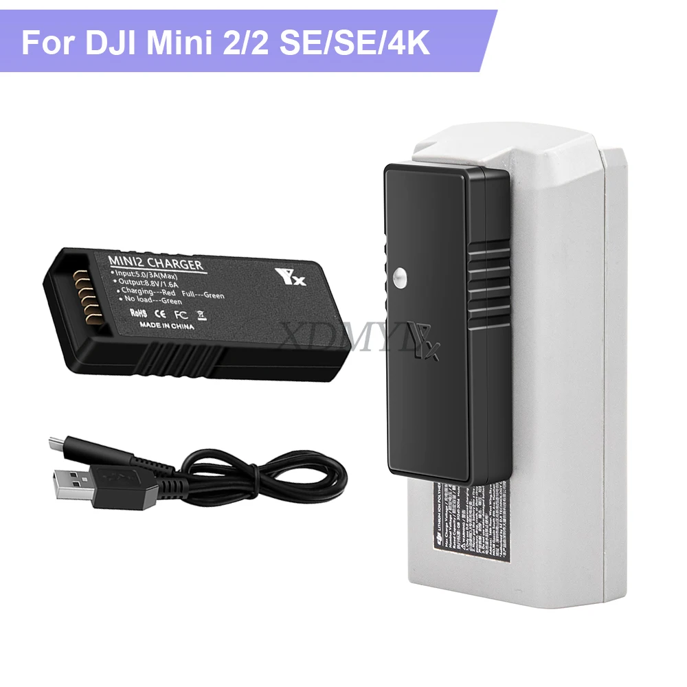 For DJI Mini 4K/Mini 2/Mini SE/Mini 2 SE Drone Lithium Battery QC3.0 Fast Charging Manager Charger Hub Drone Accessories
