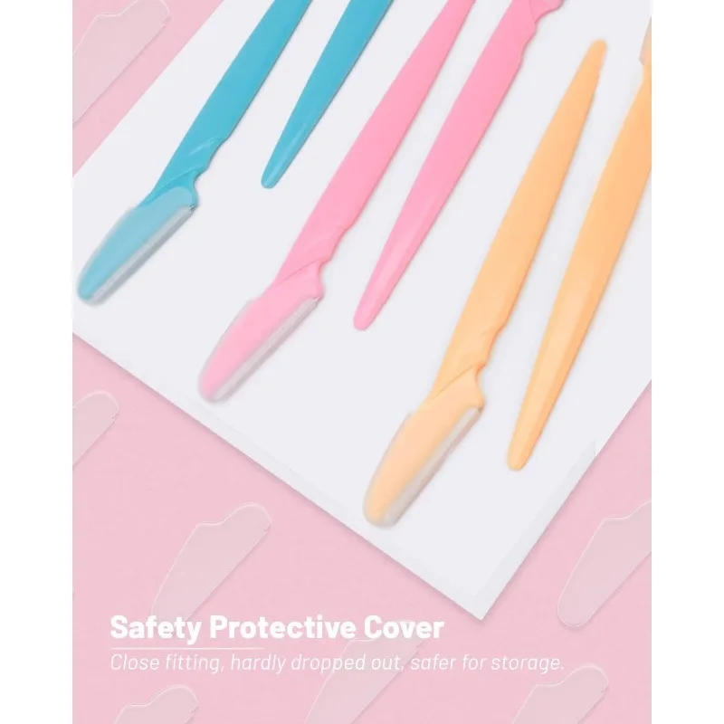 Eyebrow Razor 12 Pcs Dermaplaning Tool for Women Face Professional Facial Hair Remover