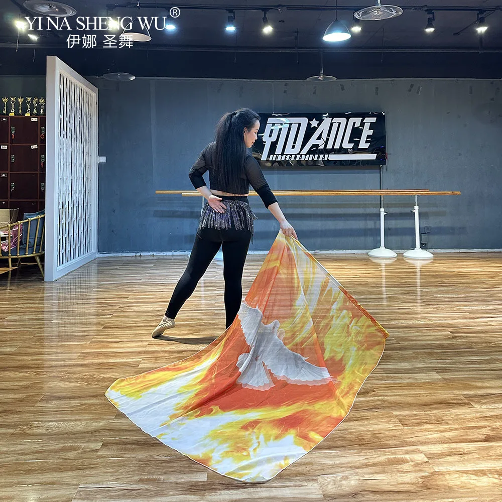 2 pezzi di bandiere di culto per la danza dell'elogio con asta scalabile rettangolo bandiera dell'ala d'angelo banner di lode della chiesa prestazioni di pratica all'aperto  200000532