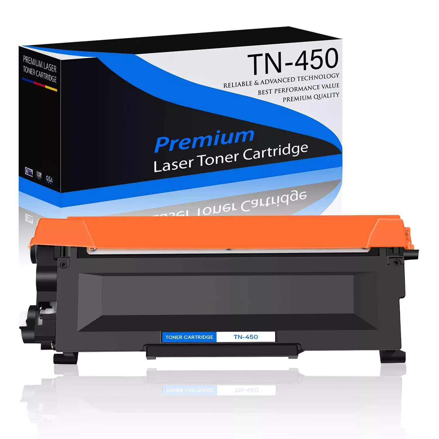 1 Pack TN450 Black Toner Cartridge Compatible for Brother TN-450 use with HL-2270DW HL-2280DW HL-2230 HL-2240 Laser Printer