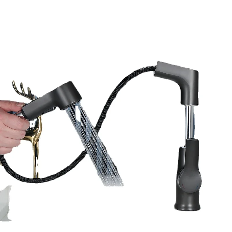 

YY смеситель для раковины вращающийся выдвижной светильник для ванной Роскошная мойка для лица межплатформенная раковина