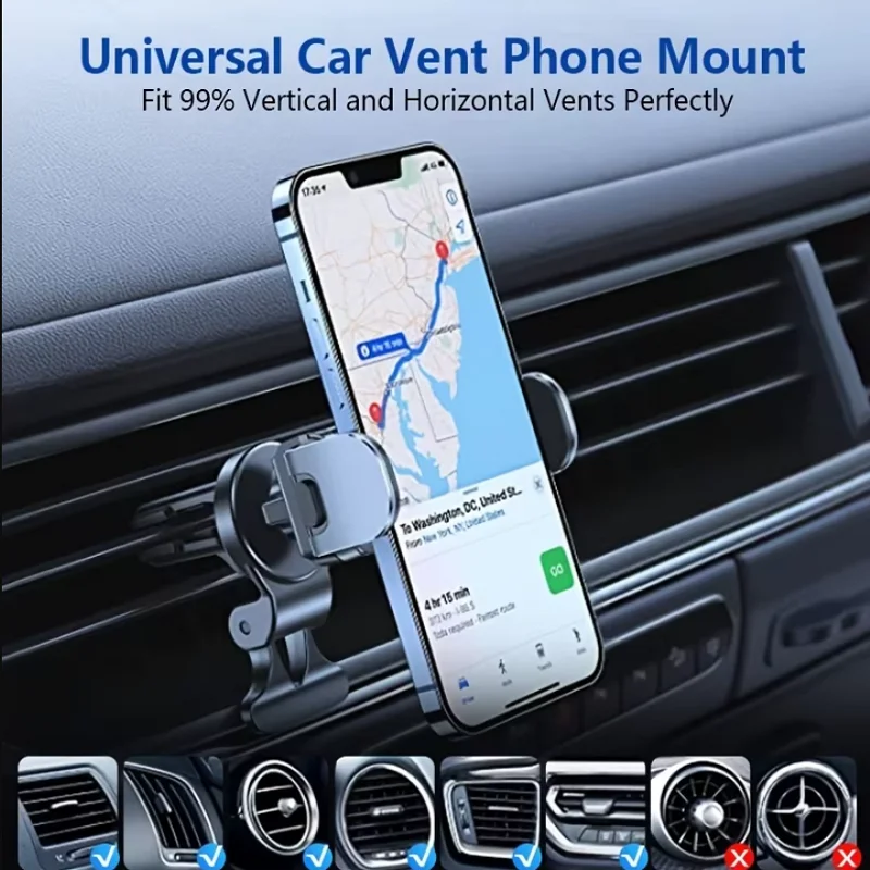 CAFELE 電話ホルダー 車の通気口クリップ用 [使いやすくブロックなし] 車用通気口電話マウント 車用車載携帯電話ホルダー iPhone 14 13 12 Samsu CAFELE ミニ自動車電話ホルダー車のエアベントクリップマウント 4.7-6.5 \"スマートフォン車ホルダー iPhone  用サムスン車スタンドブラケット - AliExpress