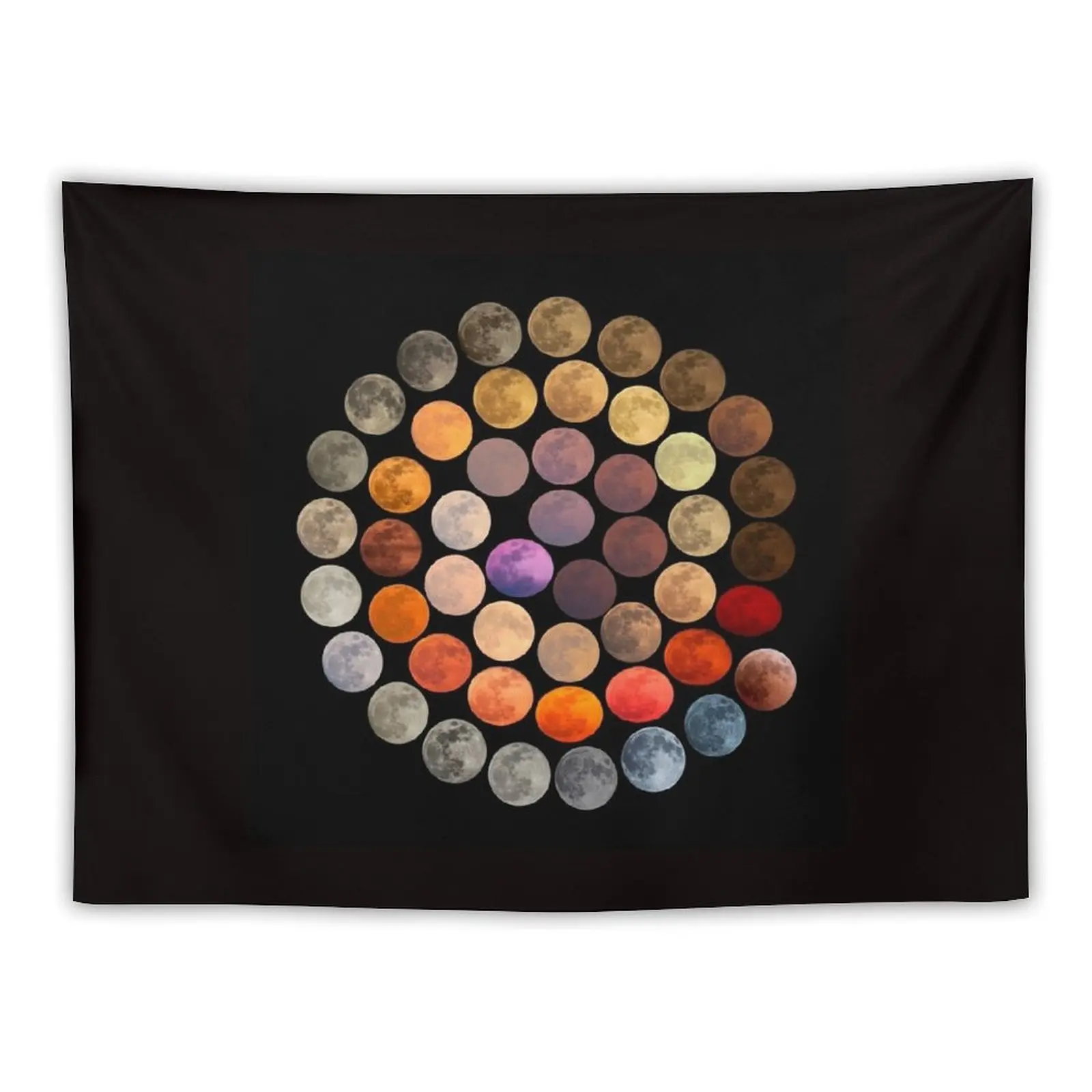 

Colors of the Moon Tapestry Wall Hanging Wall Art Tapestry