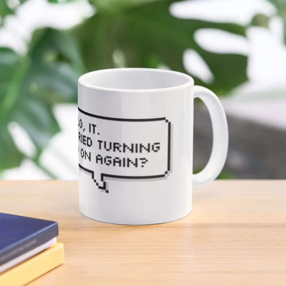 

Hello, IT. Coffee Mug Breakfast Beer Cups Mug