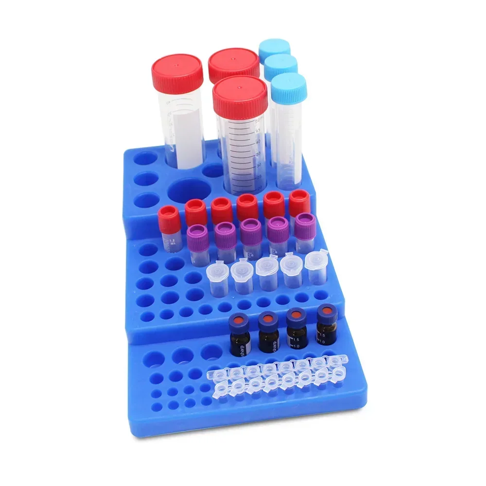 Biosharp Multifunctional Centrifuge Tube Rack 0.2ml-50ml Multi-layer Blood Collection Tube Cryovial Lab Dedicated (Pack of 1)